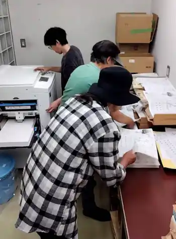お散歩マーケット2025.5　マップ印刷-上直竹上分の写真