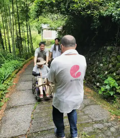 自主防災訓練2025車いすによる要避難支援者-上直竹上分の写真