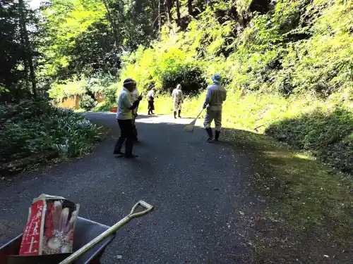 道路清掃2025.7作業風景-上直竹上分の写真