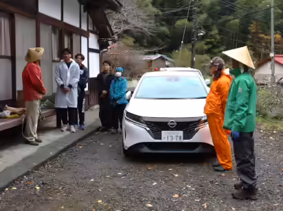 お散歩マーケット2025.11終了挨拶-上直竹上分の写真