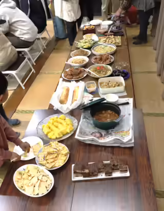 2025.11お散歩マーケット慰労会　自慢料理--上直竹上分の写真